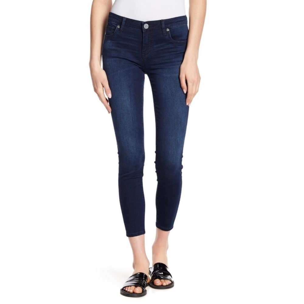 Kut From The Kloth Dakota Skinny Ankle Jeans in Dark Wash